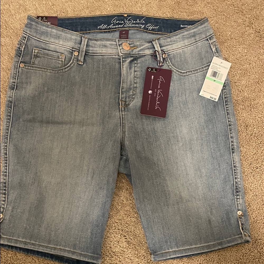 Gloria Vanderbilt Classic Denim Jean Shorts